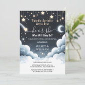 Cloud Twinkle Twinkle Little Star Genderonthulling Kaart (Staand voorkant)