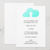 Cloud uploaden kaart (Voorkant / Achterkant)