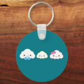 Cloud van de familie Kawaii Sleutelhanger (Voorkant)