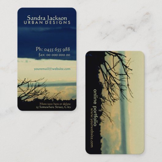 Cloud-Visitekaartje Visitekaartje (Voorkant / Achterkant)