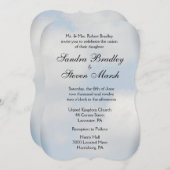 Cloud Wedding Invitations Kaart (Voorkant / Achterkant)