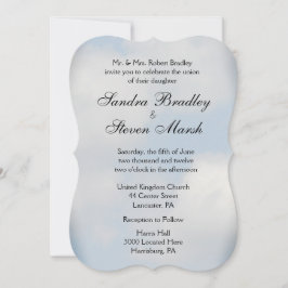 Cloud Wedding Invitations Kaart