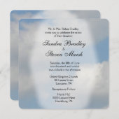 Cloud Wedding Invitations Kaart (Voorkant / Achterkant)