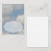 Cloud Wedding Place Card Plaatskaartje (Voorkant / Achterkant)