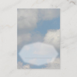 Cloud Wedding Place Card Plaatskaartje