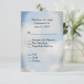 Cloud Wedding RSVP (Staand voorkant)