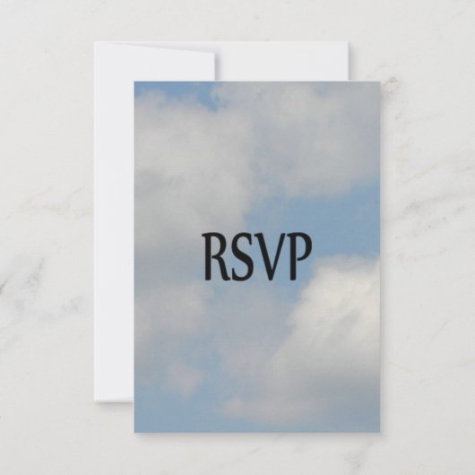 Cloud Wedding RSVP (Achterkant)
