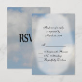 Cloud Wedding RSVP (Voorkant / Achterkant)