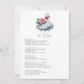 Cloud wijn vrijgezellenweekend kaart (Achterkant)