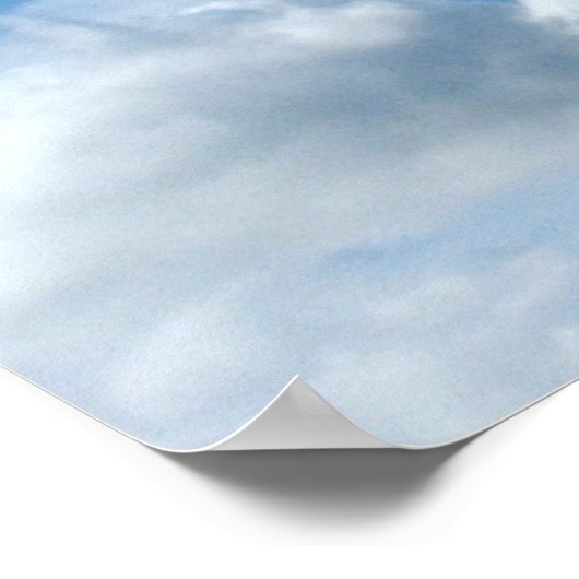 Cloud Wolf Poster (Hoek)