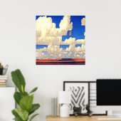 "Cloud World" door Maynard Dixon Poster (Thuiskantoor)