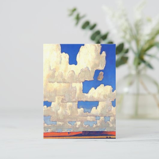 “Cloud World” van Maynard Dixon Briefkaart (Staand voorkant)