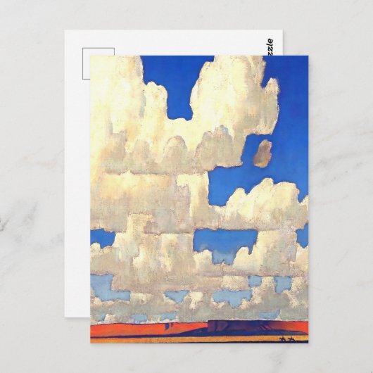 “Cloud World” van Maynard Dixon Briefkaart (Voorkant / Achterkant)