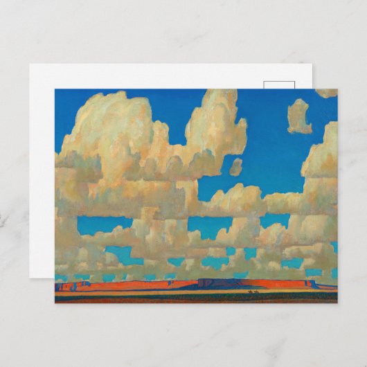 Cloud World van Maynard Dixon Feestdagenkaart (Voorkant / Achterkant)