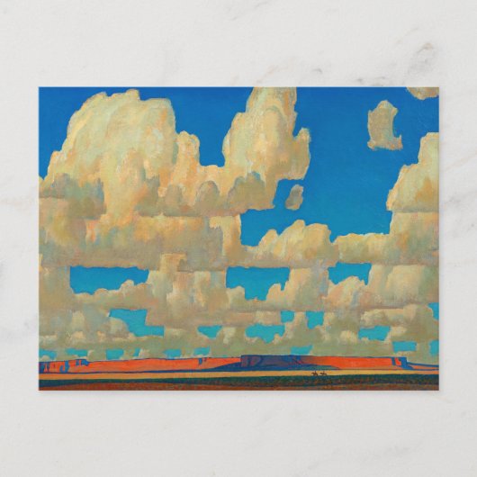 Cloud World van Maynard Dixon Feestdagenkaart (Voorkant)