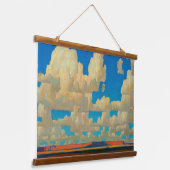 Cloud World van Maynard Dixon Hangend Wandkleed (Gebogen)