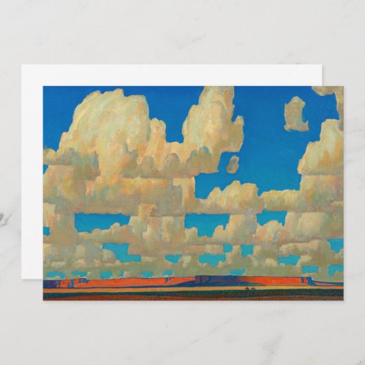 Cloud World van Maynard Dixon Kaart (Voorkant / Achterkant)