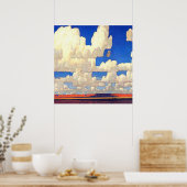 “Cloud World” van Maynard Dixon Poster (Keuken)