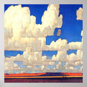 “Cloud World” van Maynard Dixon Poster