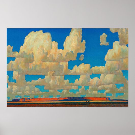 Cloud World van Maynard Dixon Poster (Voorkant)
