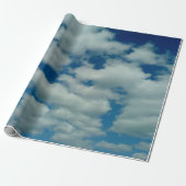 Cloud Wrapping Paper Cadeaupapier (Uitgerold)