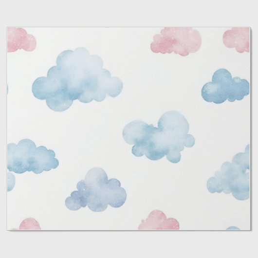 Cloud wrapping papier (Vlak)