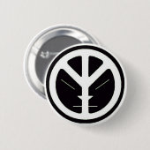 Cloud Xi PEACE-Button Ronde Button 5,7 Cm (Voorkant /achterkant)