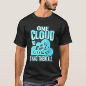 Cloudbeheerder voor een Cloud devops engineer 6 T-shirt (Voorkant)