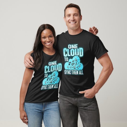Cloudbeheerder voor een Cloud devops engineer 6 T-shirt (Unisex)