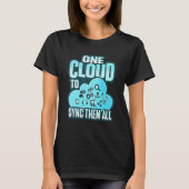 Cloudbeheerder voor een Cloud devops engineer 6 T-shirt (Voorkant)