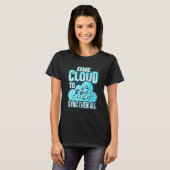 Cloudbeheerder voor een Cloud devops engineer 6 T-shirt (Voorkant volledig)