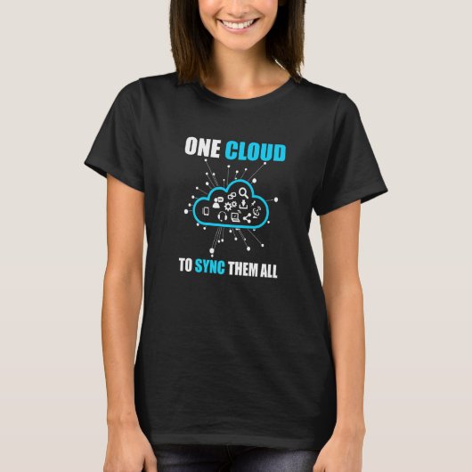 Cloudbeheerder voor een cloud devops-ingenieur  2 t-shirt (Voorkant)