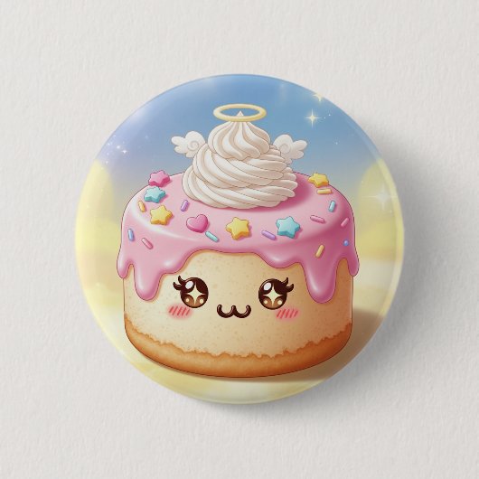 Cloudberry Dream Ronde Button 5,7 Cm (Voorkant)