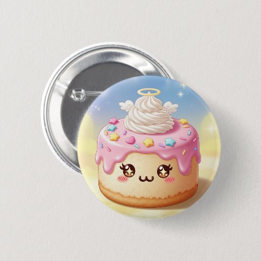 Cloudberry Dream Ronde Button 5,7 Cm (Voorkant /achterkant)