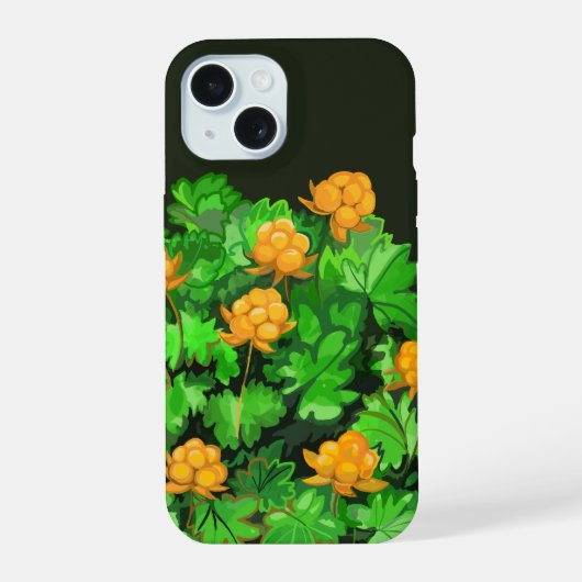 cloudberry iPhone 15 case (Achterkant)
