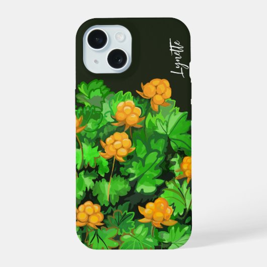 cloudberry iPhone 15 case (Achterkant)