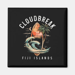 Cloudbreak Fiji-eilanden Surf Vintage Surfen Surfe Magneet