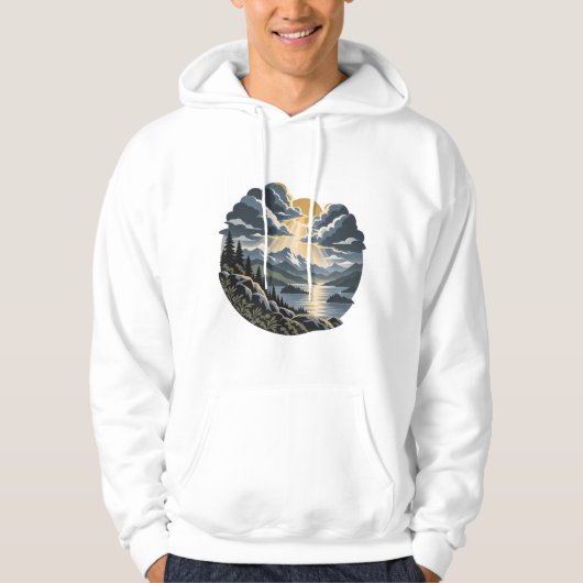 Cloudbreak | Moderne Natuur Sweatshirt (Voorkant)