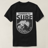 Cloudbreak Tavarua Island Fiji Surf Souvenir Surfi T-shirt (Design voorkant)