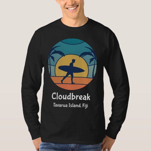 Cloudbreak Tavarua Island Fiji Surfing  Sun T-shirt (Voorkant)