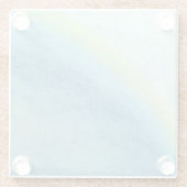 Cloudburst Glazen Onderzetter (Achterkant)