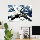 CLOUDBURST POSTER (Thuiskantoor)