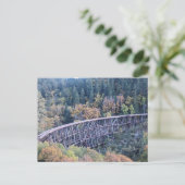 Cloudcroft New Mexico-brug van de bosschouw Briefkaart (Staand voorkant)