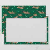 Clouded Leopard Briefpapier (Voorkant / Achterkant)