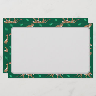 Clouded Leopard Briefpapier