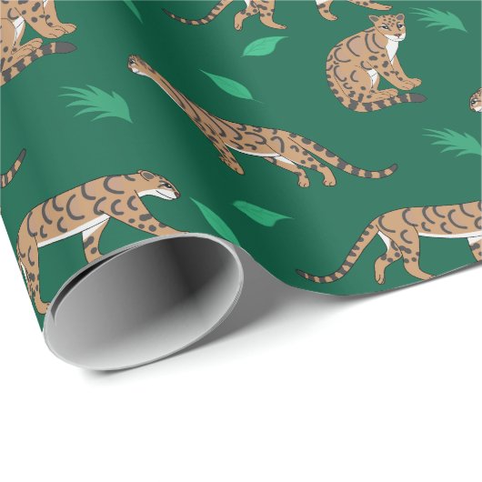 Clouded Leopard Cadeaupapier (Rol Hoek)