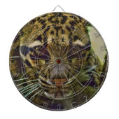 Clouded Leopard Dartbord (Voorkant)