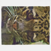 Clouded Leopard Fleece Deken (Voorkant (Horizontaal))
