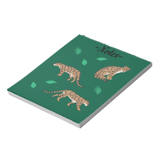 Clouded Leopard Notitieblok (Linkerzijde)