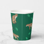 Clouded Leopard Papieren Bekers (Rechts)